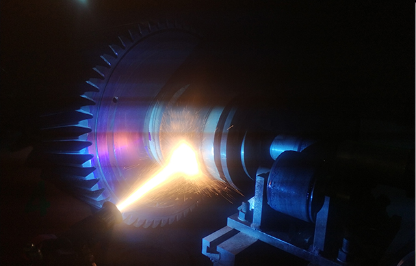 行星齒輪軸承擋磨損修復